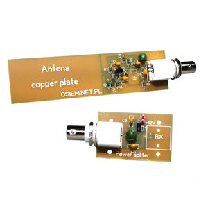 Antena mini whip, antena aktywna, antena odbiorcza