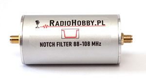 Filtr FM notch 88-108 MHz 4